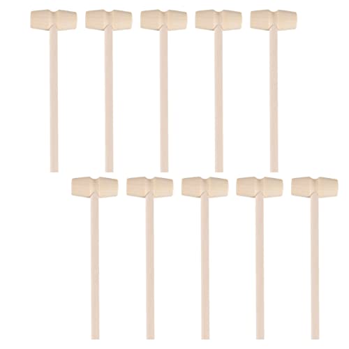 LIOOBO 25 Stück Teiliges Set aus Holz Hämmern für Mini Krabbenhammer für Kreative DIY Projekte und Meeresfrüchte Feste aus Hochwertigem Holz Gefertigt LIOOBO 25 Stück Teiliges Set aus Holz Hämmern für Mini Krabbenhammer für Kreative DIY Projekte und Meeresfrüchte Feste aus Hochwertigem Holz Gefertigt von LIOOBO