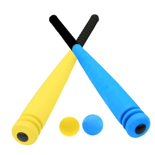 LIOOBO 2Sätze Teiliges Baseballschläger aus Tragbar für Outdoor Spiele Blauen und Gelben Ball für Vorschulen und Sicheres LIOOBO 2Sätze Teiliges Baseballschläger aus Tragbar für Outdoor Spiele Blauen und Gelben Ball für Vorschulen und Sicheres von LIOOBO