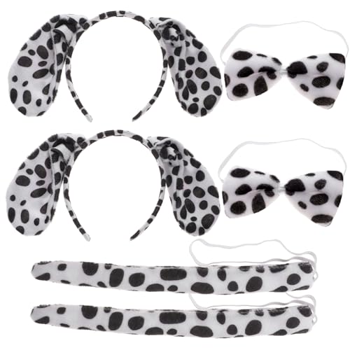 LIOOBO 2Sätze Tier Ohr Stirnband mit Fliege und Teiliges Cosplay Kostüm für Karneval Mottopartys und Fotoshootings Hautfreundlich und LIOOBO 2Sätze Tier Ohr Stirnband mit Fliege und Teiliges Cosplay Kostüm für Karneval Mottopartys und Fotoshootings Hautfreundlich und von LIOOBO