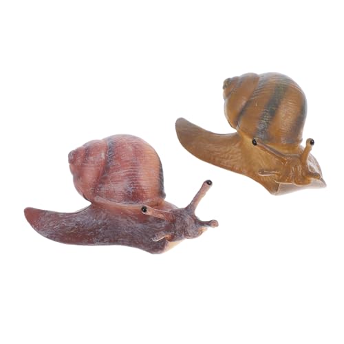 LIOOBO 2Stücke Realistische Simulationsschneckenfiguren Tierfiguren für Dekoration für Garten und Bildung für Kreative Lernspiele und Lebendige LIOOBO 2Stücke Realistische Simulationsschneckenfiguren Tierfiguren für Dekoration für Garten und Bildung für Kreative Lernspiele und Lebendige von LIOOBO
