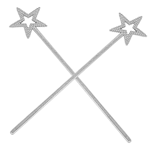 LIOOBO 2Stücke Sternen Zauberstäbe für Angel Fairy Wands für Kostüm Halloween Bühnenaufführungen und Mehr Kreatives Design für Feen Cosplay und Geburtstagsfeiern LIOOBO 2Stücke Sternen Zauberstäbe für Angel Fairy Wands für Kostüm Halloween Bühnenaufführungen und Mehr Kreatives Design für Feen Cosplay und Geburtstagsfeiern von LIOOBO
