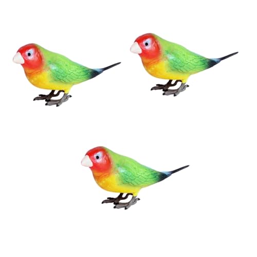 LIOOBO 3 Stck. Papagei Modell Desktop-schmuck Für Papagei Schmuck Vogelmodell Vögel Modell Lebendige Vogelfigur Desktop-Dekoration Lehrhilfe Bunt Plastik LIOOBO 3 Stck. Papagei Modell Desktop-schmuck Für Papagei Schmuck Vogelmodell Vögel Modell Lebendige Vogelfigur Desktop-Dekoration Lehrhilfe Bunt Plastik von LIOOBO