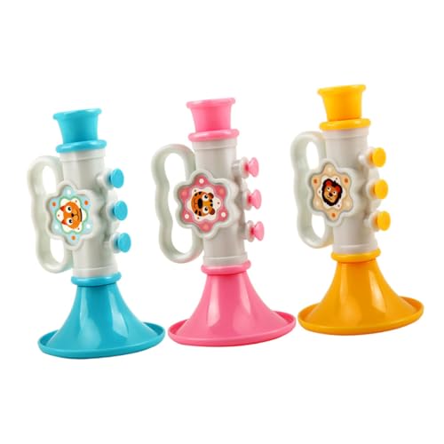 LIOOBO 3 Stück Bunte Trompete Spielzeugset Teiliges Kunststoff Horn für Musikspiele Fördert Hand Augen Koordination und Motorische Fähigkeiten Geeignet für Spiel und Lernen LIOOBO 3 Stück Bunte Trompete Spielzeugset Teiliges Kunststoff Horn für Musikspiele Fördert Hand Augen Koordination und Motorische Fähigkeiten Geeignet für Spiel und Lernen von LIOOBO