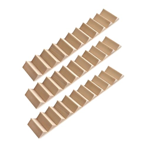 LIOOBO 3 Stück Miniatur-Treppendekor Miniaturpuppenhausstufen Treppenmodell ohne Handlauf Holz -Miniatur -Treppe Unbemaltte Holztreppe Playhouse Accessoire Mini-Haustreppe hölzern Beige LIOOBO 3 Stück Miniatur-Treppendekor Miniaturpuppenhausstufen Treppenmodell ohne Handlauf Holz -Miniatur -Treppe Unbemaltte Holztreppe Playhouse Accessoire Mini-Haustreppe hölzern Beige von LIOOBO