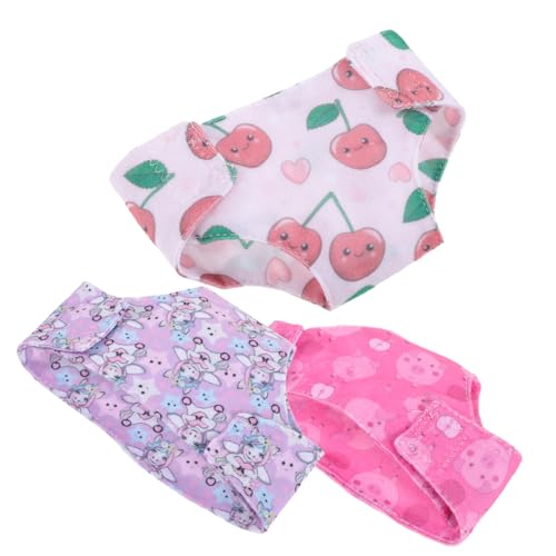 LIOOBO 3 Stück Puppenunterwäsche für Puppen Niedliche Puppenunterhosen Puppenzubehör für Rollenspiele und Kreative LIOOBO 3 Stück Puppenunterwäsche für Puppen Niedliche Puppenunterhosen Puppenzubehör für Rollenspiele und Kreative von LIOOBO