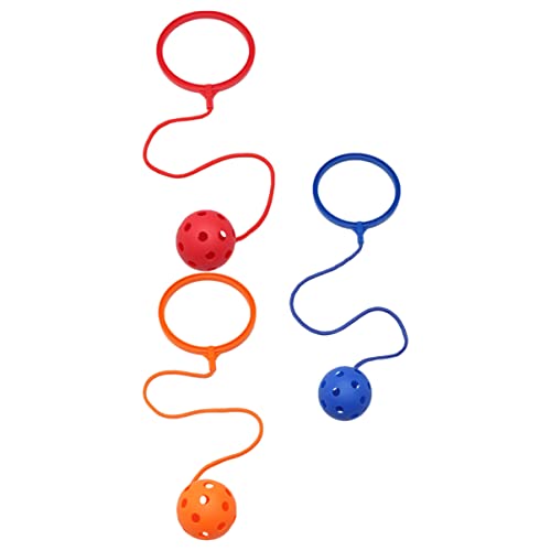 LIOOBO 3 Stück Sprungball für Ankle Jump Ring für Fitness Koordination Zufällige Farben Outdoor für Jungen und Mädchen Zufällige Farbe Zufällige Farbe von LIOOBO