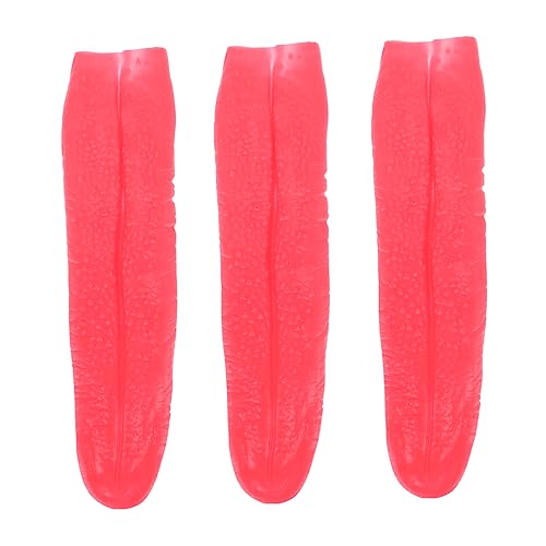 LIOOBO 3 Stück Teiliges Rotes Zungen für Halloween Kreative Cosplay Accessoires zur Schaffung Gruseligen für Kostümpartys und Rollenspiele LIOOBO 3 Stück Teiliges Rotes Zungen für Halloween Kreative Cosplay Accessoires zur Schaffung Gruseligen für Kostümpartys und Rollenspiele von LIOOBO
