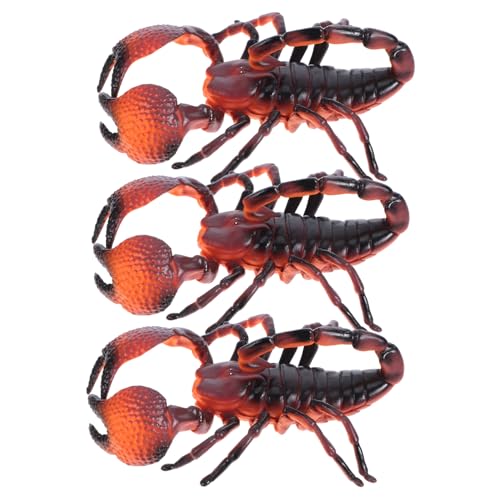 LIOOBO 3 Stücke Teiliges Modellset Realistische Insektenfigur Detailreiche Garten Dekoration Kindgerechtes Lernspielzeug Fördert Beobachtung und Farberkennung von LIOOBO