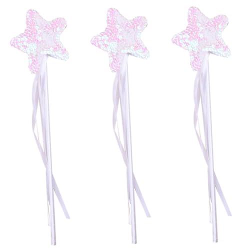 LIOOBO 3-teiliges Sternen-Zauberstab Set Für – Glitzernde Prinzessinnen Zauberstäbe Für Rollenspiele Kostümpartys Und Cosplay – Perfektes Zubehör Für Kleine Feen Und Magierinnen LIOOBO 3-teiliges Sternen-Zauberstab Set Für – Glitzernde Prinzessinnen Zauberstäbe Für Rollenspiele Kostümpartys Und Cosplay – Perfektes Zubehör Für Kleine Feen Und Magierinnen von LIOOBO