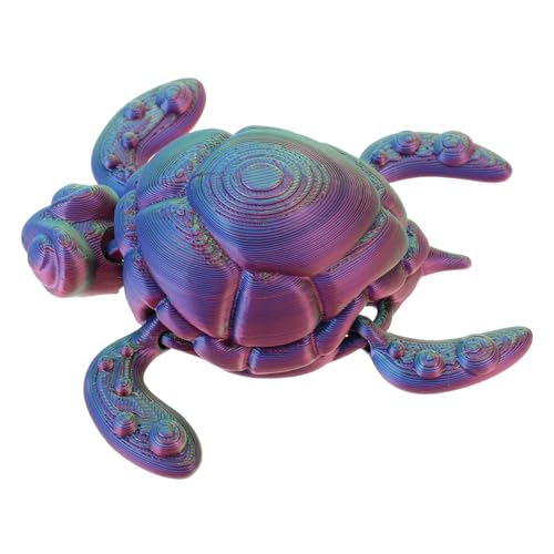 LIOOBO 3D -Druckschildkrötenmodell für Meeresschildkröten-Statue realistisch gefälschte Schildkrötenfiguren künstliches Schildkrötenmodell kleine Schildkrötenfiguren Tierfigur Plastik von LIOOBO