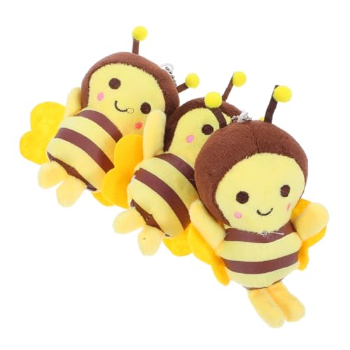 LIOOBO 3Stücke Plüsch Bienenanhänger Süße Hängedekoration für Taschen Schlüssel Handys aus Leicht Tragbar Perfektes für Bienenliebhaber LIOOBO 3Stücke Plüsch Bienenanhänger Süße Hängedekoration für Taschen Schlüssel Handys aus Leicht Tragbar Perfektes für Bienenliebhaber von LIOOBO