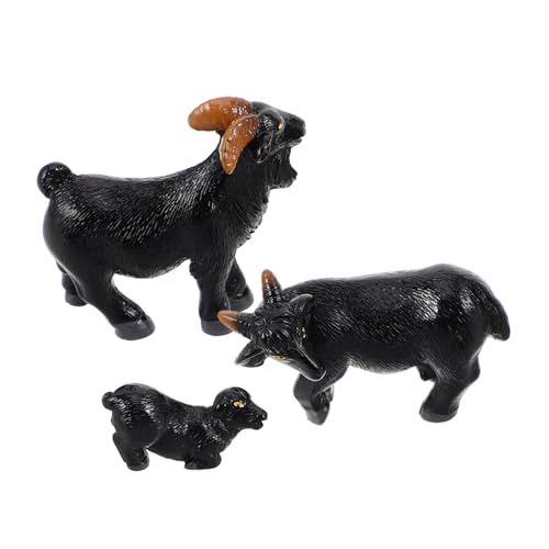 LIOOBO 3stücke Miniatur Schaf Figuren Resin Für Mikrolandschaften Puppenhäuser Und Garten Dekoration Niedliche Kleine Tierornamente von LIOOBO
