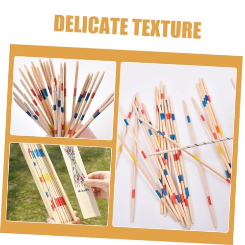 LIOOBO 4 Boxen Holz Pick Up Sticks mit Bunter Aufbewahrungsbox Sicheres Lernspiel Fördert Konzentration und Geschicklichkeit für Jungen und Mädchen LIOOBO 4 Boxen Holz Pick Up Sticks mit Bunter Aufbewahrungsbox Sicheres Lernspiel Fördert Konzentration und Geschicklichkeit für Jungen und Mädchen von LIOOBO