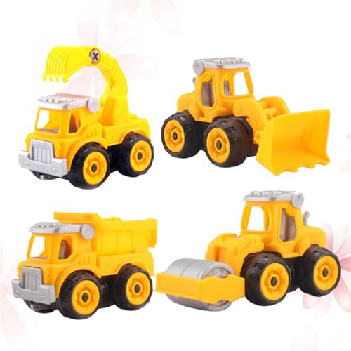 LIOOBO 4 Stück DIY Teiliges für Abnehmbare Ingenieurfahrzeuge Kreative Bagger Modelle Pädagogisches Auto Hand Augen Koordination Zufälliger Stil LIOOBO 4 Stück DIY Teiliges für Abnehmbare Ingenieurfahrzeuge Kreative Bagger Modelle Pädagogisches Auto Hand Augen Koordination Zufälliger Stil von LIOOBO