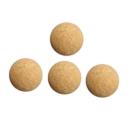 LIOOBO 4 Stück Holz Fußball Tischkicker Bälle Interaktive Tischfußball für Geeignet für Standard Tischfußballtische Robuste und Langlebige Fußballkugeln LIOOBO 4 Stück Holz Fußball Tischkicker Bälle Interaktive Tischfußball für Geeignet für Standard Tischfußballtische Robuste und Langlebige Fußballkugeln von LIOOBO