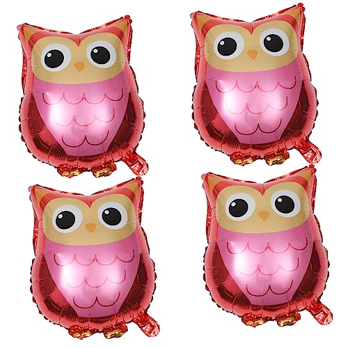 LIOOBO 4 Stück Kreative Cartoon Eulen Folienballons Einzigartige Deko für Geburtstagsfeiern und Waldpartys Foto Requisiten für Unvergessliche LIOOBO 4 Stück Kreative Cartoon Eulen Folienballons Einzigartige Deko für Geburtstagsfeiern und Waldpartys Foto Requisiten für Unvergessliche von LIOOBO