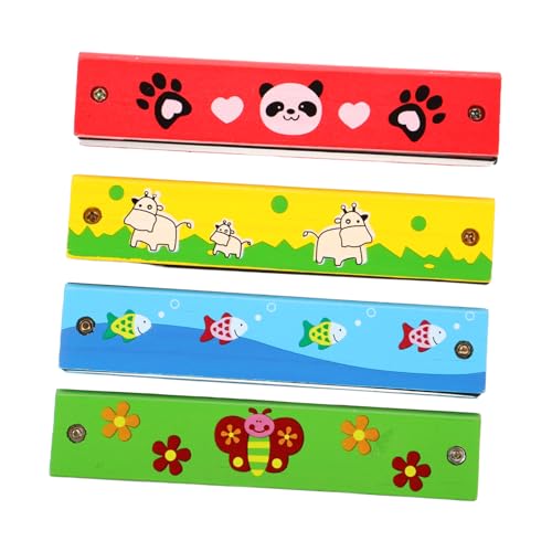 LIOOBO 4 Stück Kreatives Musikinstrument für Kleinkinder Fördert Geduld und Fokus Geeignet für Musikunterricht und Zuhause mit Bunten Motiven Blaues Fisch Rotes Panda Grünes LIOOBO 4 Stück Kreatives Musikinstrument für Kleinkinder Fördert Geduld und Fokus Geeignet für Musikunterricht und Zuhause mit Bunten Motiven Blaues Fisch Rotes Panda Grünes von LIOOBO