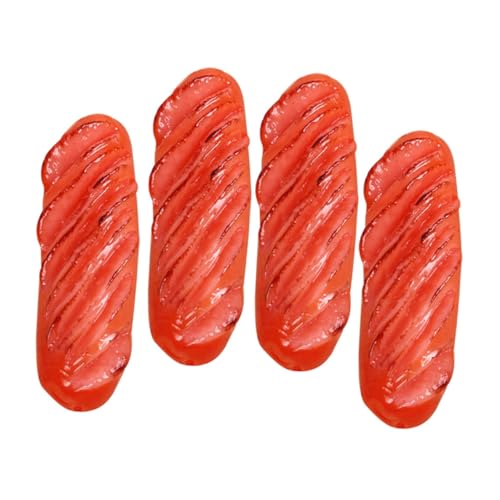 LIOOBO 4 Stück Realistische Wurstmodelle für Küchen Dekoration Party Props und Fotografie für Kreative Spielideen und Realistische Lebensmittelpräsentationen LIOOBO 4 Stück Realistische Wurstmodelle für Küchen Dekoration Party Props und Fotografie für Kreative Spielideen und Realistische Lebensmittelpräsentationen von LIOOBO