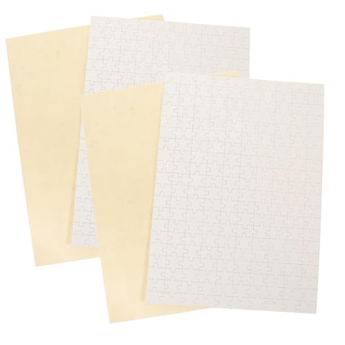 LIOOBO 4 Stück Teiliges Leeres Holzpuzzle für Sublimation Teile DIY Bastelset für Kreative Fotodrucke und Personalisierte Designs für Kindergeburtstage und Kreative Aktivitäten LIOOBO 4 Stück Teiliges Leeres Holzpuzzle für Sublimation Teile DIY Bastelset für Kreative Fotodrucke und Personalisierte Designs für Kindergeburtstage und Kreative Aktivitäten von LIOOBO