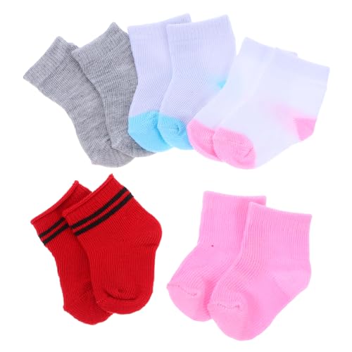 LIOOBO 5 Paare Babypuppen Zubehörteile für Puppen Bequeme für Rollenspiele und Kreative Outfits LIOOBO 5 Paare Babypuppen Zubehörteile für Puppen Bequeme für Rollenspiele und Kreative Outfits von LIOOBO