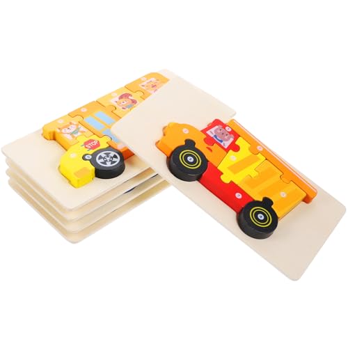 LIOOBO 5 Sätze Teiliges Holz Puzzle für Kleinkinder Pädagogisches Lernspielzeug mit Feuerwehrwagen Bus Zug und Polizeiwagen für Ab Jahr LIOOBO 5 Sätze Teiliges Holz Puzzle für Kleinkinder Pädagogisches Lernspielzeug mit Feuerwehrwagen Bus Zug und Polizeiwagen für Ab Jahr von LIOOBO