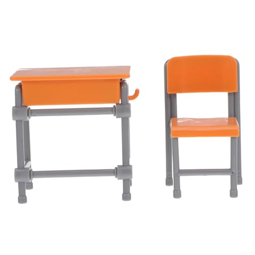 LIOOBO 5 Sets Miniatur-klassenzimmermöbel-Set, Realistischer Mini-schultisch- Und Stuhlmodelle, Puppenhauszubehör, Requisiten Für Die Heimdekoration, Lernspielzeug LIOOBO 5 Sets Miniatur-klassenzimmermöbel-Set, Realistischer Mini-schultisch- Und Stuhlmodelle, Puppenhauszubehör, Requisiten Für Die Heimdekoration, Lernspielzeug von LIOOBO