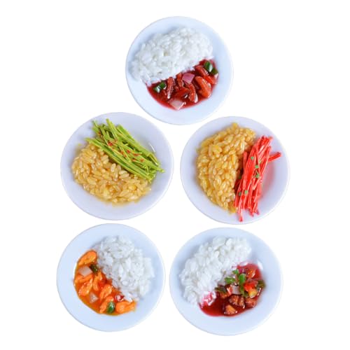 LIOOBO 5 Stück Teiliges PVC Fake Food Modell Realistische Essensspielzeuge für Kinderküche Lebensechte Nachbildung Farbenfrohe Dekoration und Lernspielzeug für Rollenspiele LIOOBO 5 Stück Teiliges PVC Fake Food Modell Realistische Essensspielzeuge für Kinderküche Lebensechte Nachbildung Farbenfrohe Dekoration und Lernspielzeug für Rollenspiele von LIOOBO