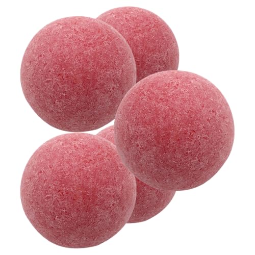 LIOOBO 5 Stück Tischfußball Foosball -Tischkugeln Bälle für Tischkicker Kicker Fußball Tischspielbälle Kicker Zubehör offizieller Tabletop-Spielball Zubehör für den Fußballtisch Harz rot von LIOOBO