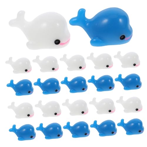 LIOOBO 50 Stück Miniatur Delfin Figuren Süße Harz Meerestiere für Moos Terrarien Aquarium Dekoration Mini Harz für Kreative und Heimdekoration von LIOOBO