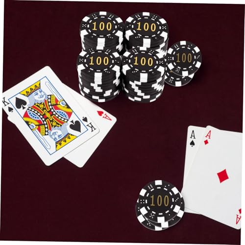 LIOOBO 50 Stück Nummerierte Kunststoffchips Bingo Spielzähler Kunststoff Münzen Marker für Bingo Spiele und Lernaktivitäten Robustes Abs Material für Poker und Zählübungen von LIOOBO