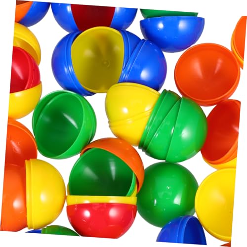 LIOOBO 50 Stück Teiliges Farbige Offene Lotteriekugeln Leichte Tragbare Spiel Gewinnballkapseln für Party Bastelprogramm Karneval und Weihnachtsfeier LIOOBO 50 Stück Teiliges Farbige Offene Lotteriekugeln Leichte Tragbare Spiel Gewinnballkapseln für Party Bastelprogramm Karneval und Weihnachtsfeier von LIOOBO
