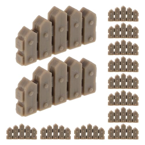 LIOOBO 50Stücke Miniatur Zaun Simulationszaun für Puppenhaus Mikrolandschaften für DIY Projekte und Garten Dekoration Langlebiges Harz Material Einfach zu Verwenden LIOOBO 50Stücke Miniatur Zaun Simulationszaun für Puppenhaus Mikrolandschaften für DIY Projekte und Garten Dekoration Langlebiges Harz Material Einfach zu Verwenden von LIOOBO