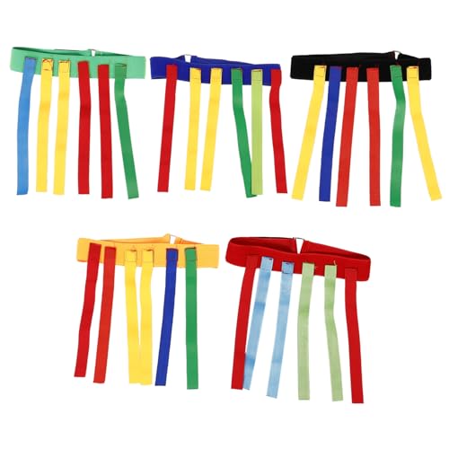 LIOOBO 5Sätze Teiliges Pull Tail Game für Outdoor Reaktionsspielzeug aus Strapazierfähigem Oxford Leuchtenden Farben von LIOOBO