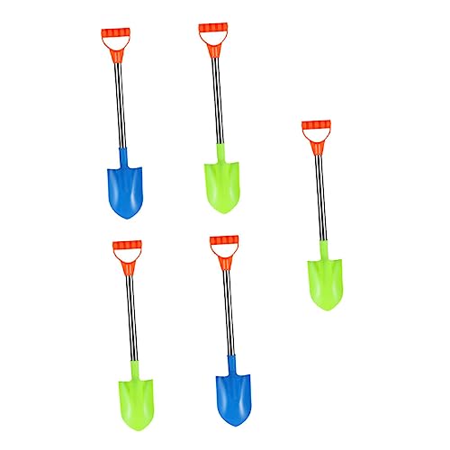 LIOOBO 5Stücke Sandschaufeln für Ergonomische Schnee und Sandkellen für Strand und Garten für Jungen und Zufällige Farben LIOOBO 5Stücke Sandschaufeln für Ergonomische Schnee und Sandkellen für Strand und Garten für Jungen und Zufällige Farben von LIOOBO