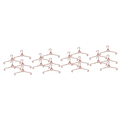 LIOOBO 5er Set Miniatur Puppen-Kleiderbügel Aus Metall - Perfekte Aufbewahrungslösung Für Puppenkleider Und Outfits Im Puppenhaus Ideal Für Kreative Rollenspiele Und von LIOOBO