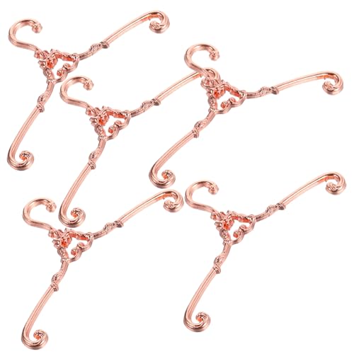 LIOOBO 5er Set Puppenhaus Kleiderbügel Aus Metall Für Puppenoutfits – Miniatur Kleiderständer Für Die Perfekte Ordnung Im Puppenschrank – Ideal Für Puppenkleidung Und LIOOBO 5er Set Puppenhaus Kleiderbügel Aus Metall Für Puppenoutfits – Miniatur Kleiderständer Für Die Perfekte Ordnung Im Puppenschrank – Ideal Für Puppenkleidung Und von LIOOBO
