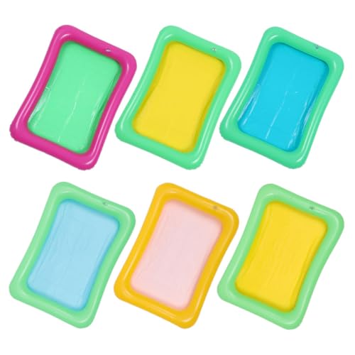 LIOOBO 6 Stück Aufblasbare Serviertabletts Getränke und Snackhalter für Leicht für Sommerfeste und Buffets LIOOBO 6 Stück Aufblasbare Serviertabletts Getränke und Snackhalter für Leicht für Sommerfeste und Buffets von LIOOBO