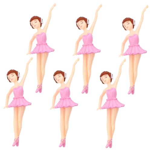 LIOOBO 6 Stück Ballett Mädchen Schlüsselanhänger Ballett Dessert Topper Ballett Mädchen Figur Mikro DIY Kuchenaufsätze Für Mädchen Tanzendes Mädchen Bezaubernde Kuchenaufsätze LIOOBO 6 Stück Ballett Mädchen Schlüsselanhänger Ballett Dessert Topper Ballett Mädchen Figur Mikro DIY Kuchenaufsätze Für Mädchen Tanzendes Mädchen Bezaubernde Kuchenaufsätze von LIOOBO