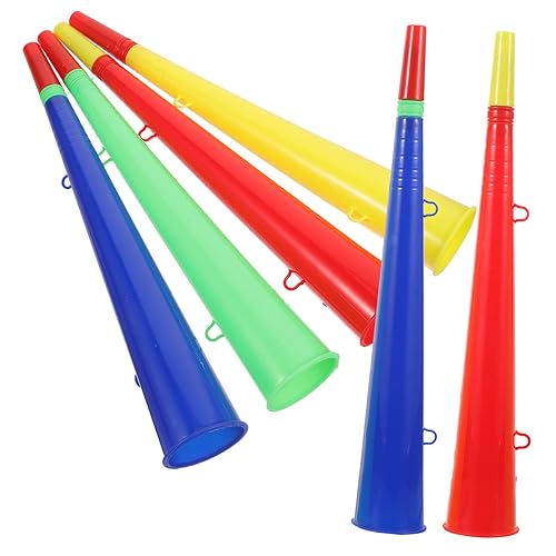 LIOOBO 6 Stück Kunststoff Trompeten für Sportveranstaltungen Lautes Partyhorn Zufälligen Farben für Feste Feiern und Live Events Sicheres für Fans Zufällige Farbe LIOOBO 6 Stück Kunststoff Trompeten für Sportveranstaltungen Lautes Partyhorn Zufälligen Farben für Feste Feiern und Live Events Sicheres für Fans Zufällige Farbe von LIOOBO