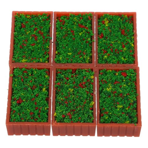 LIOOBO 6 Stück Realistische Blumenboxen für Modelllandschaften für Sandtischprojekte DIY Dekorationen und Maßstab LIOOBO 6 Stück Realistische Blumenboxen für Modelllandschaften für Sandtischprojekte DIY Dekorationen und Maßstab von LIOOBO
