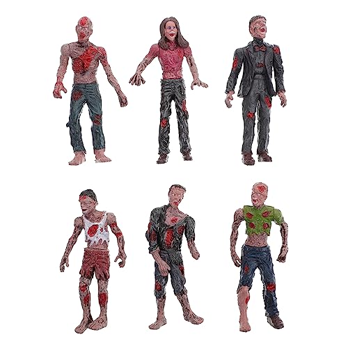 LIOOBO 6 Stück Teiliges Mini Zombie Puppen Modelle für Partys Realistische Gruselige Deko Spielzeuge Requisiten für Halloween und Streichspiele für Dekoration und Spaß LIOOBO 6 Stück Teiliges Mini Zombie Puppen Modelle für Partys Realistische Gruselige Deko Spielzeuge Requisiten für Halloween und Streichspiele für Dekoration und Spaß von LIOOBO