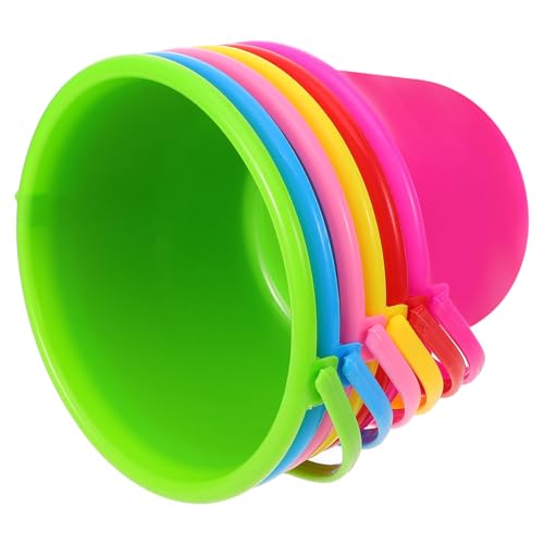 LIOOBO 6 Stück Teiliges Sandspielzeug Wiederverwendbare Strandkübel aus Robustem mit Ergonomischem Griff für Kreatives und Praktische Anwendungen Am Strand Garten LIOOBO 6 Stück Teiliges Sandspielzeug Wiederverwendbare Strandkübel aus Robustem mit Ergonomischem Griff für Kreatives und Praktische Anwendungen Am Strand Garten von LIOOBO