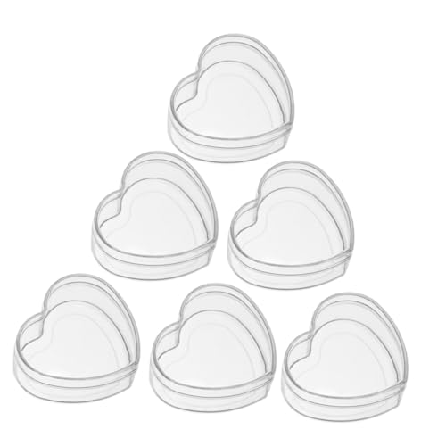 LIOOBO 6 Stück Transparente Herzboxen Vielseitige Herzform Verpackungsboxen für Geschenke Schmuck Süßigkeiten als Partydeko Geburtstags und Hochzeitsboxen LIOOBO 6 Stück Transparente Herzboxen Vielseitige Herzform Verpackungsboxen für Geschenke Schmuck Süßigkeiten als Partydeko Geburtstags und Hochzeitsboxen von LIOOBO