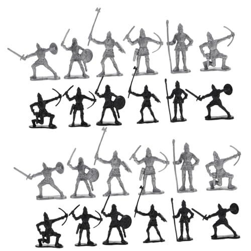 LIOOBO 60Stücke Teiliges Mittelalterlicher Soldatenfiguren aus Hochpräzise Actionfiguren für Detailreiche Nachbildung Antiker Schlachten für Jungen und Ab Jahren LIOOBO 60Stücke Teiliges Mittelalterlicher Soldatenfiguren aus Hochpräzise Actionfiguren für Detailreiche Nachbildung Antiker Schlachten für Jungen und Ab Jahren von LIOOBO
