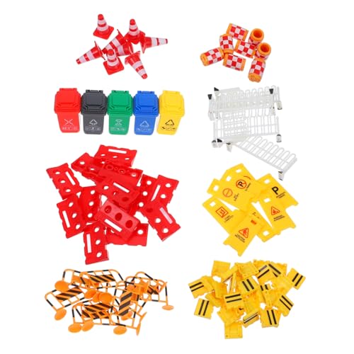 LIOOBO 67 Stück Teiliges Miniatur Verkehrsschild spielset aus Sicherem Abs Straßenabsperrungen und Signalleuchten für Fördert Verkehrssicherheit Kreative Spielszenarien und Interaktives LIOOBO 67 Stück Teiliges Miniatur Verkehrsschild spielset aus Sicherem Abs Straßenabsperrungen und Signalleuchten für Fördert Verkehrssicherheit Kreative Spielszenarien und Interaktives von LIOOBO