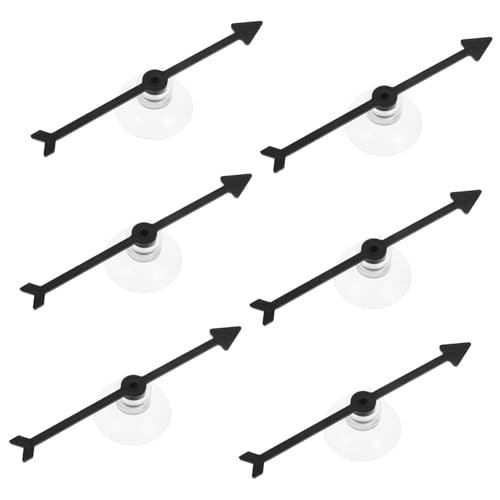 LIOOBO 6Stücke Rotierendes Spielzubehör mit Saugnapf Pfeile für Party und Schulspiele für Unterrichtsaktivitäten Robust und Vielseitig Einsetzbar von LIOOBO