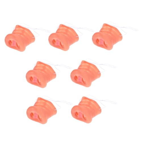 LIOOBO 7-teiliges Schweinenasen-requisitenset Für Kinder, Künstliche Schweineschnauze Mit Gummiband, Bauernhoftier-Cosplay-kostümzubehör Für Halloween, Geburtstage Und Rollenspielpartys von LIOOBO