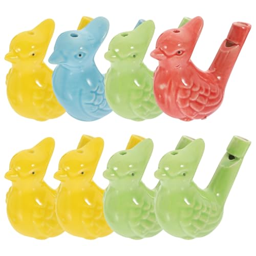 LIOOBO 8 Stück Teiliges Bunte Keramikpfeifen Vogel design Kinderpfeifen Lehrreiches Musikspielzeug Klare Töne für Sportveranstaltungen und Geschenkideen LIOOBO 8 Stück Teiliges Bunte Keramikpfeifen Vogel design Kinderpfeifen Lehrreiches Musikspielzeug Klare Töne für Sportveranstaltungen und Geschenkideen von LIOOBO