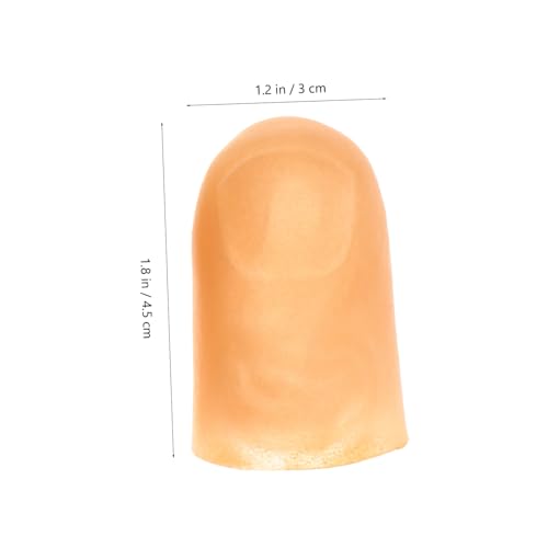 LIOOBO 8 Stück Teiliges LED Daumenlicht Superhelles Fingerlicht für Zaubertricks Leuchtende Daumenspitze Rot Bequemes Kunststoffmaterial Party Requisite für Freunde von LIOOBO