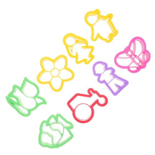 LIOOBO 8 Stück Teiliges Polymer Clay Cutter Set Selbsttrocknende Knetwerkzeuge für Schmuckherstellung DIY Ohrringe und Kreative Bastelprojekte für Kunsthandwerk und von LIOOBO